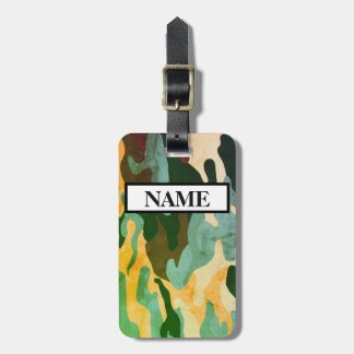 Military Camouflafe , Individuelle Name Gepäckmark Gepäckanhänger