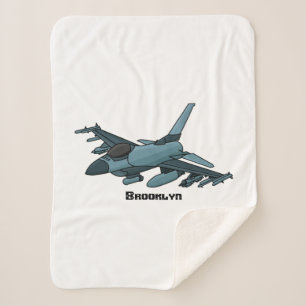 Military Fighter Jet Plane Cartoon Sherpadecke