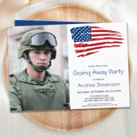 Military Goway Party USA American Flag Foto