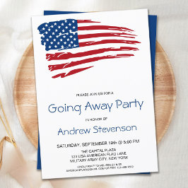 Military Goway Party USA American Flag Party Einladung