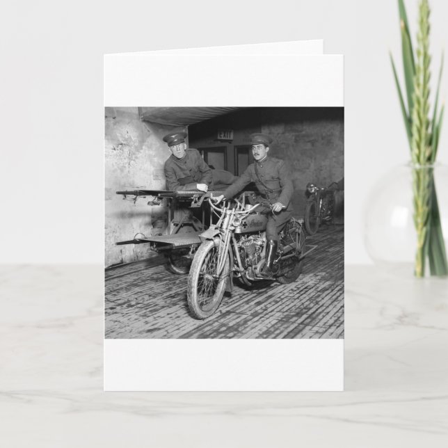 Military Motorcycle EMT, 1910s Karte (Vorderseite)