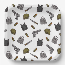 Military  pappteller