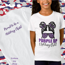 Military - Purple Up Military Child T-Shirt