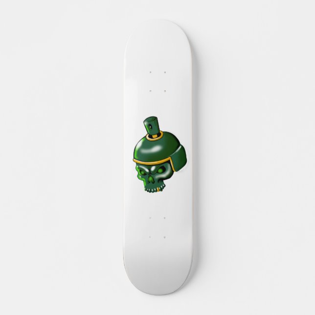 military skull skateboard (Vorne)