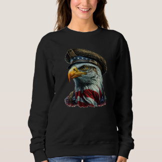 Military Veteran Patriotic American Flag  7 Sweatshirt