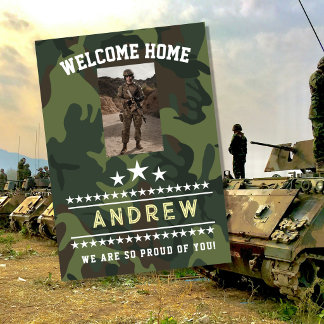 Military Welcome Home Invitation – Army National Poster