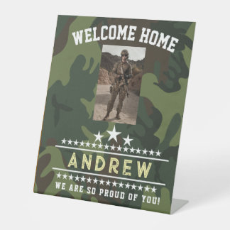Military Welcome Home Pedestal Sign – Army Nationa Sockelschild