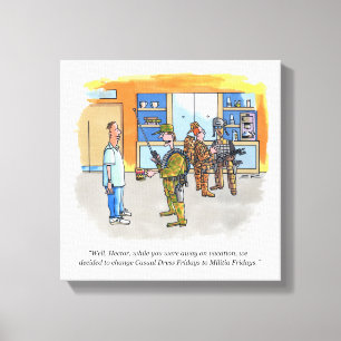 Militia Freitags Leinwand