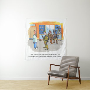 Militia Fridays Tapestes Wandteppich