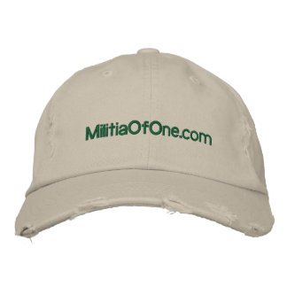 MilitiaOfOne.com Hat Bestickte Baseballkappe