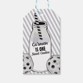 Milk-and-Cookie Süße:r Erste:r Geburtstag Geschenkanhänger