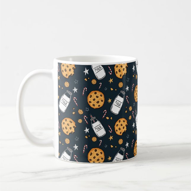 Milk and Cookies Christmas Mug Kaffeetasse (Links)