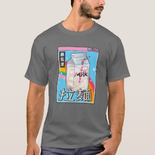 Milk Carton Rainbow Japan Style 80er Otaku Vaporwa T-Shirt