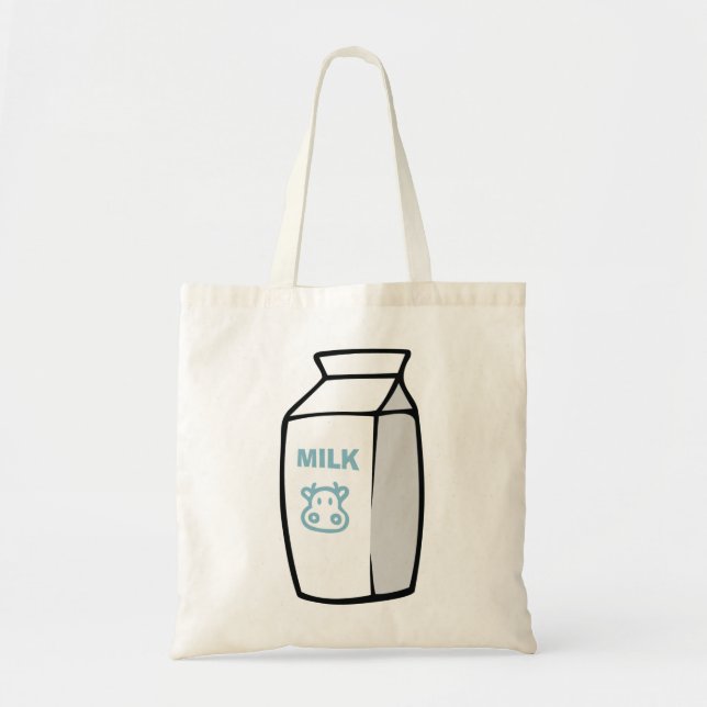 Milk Carton Tote Bag Tragetasche (Vorne)
