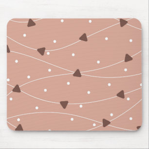 Milk Chocolate Chips Pattern Mousepad
