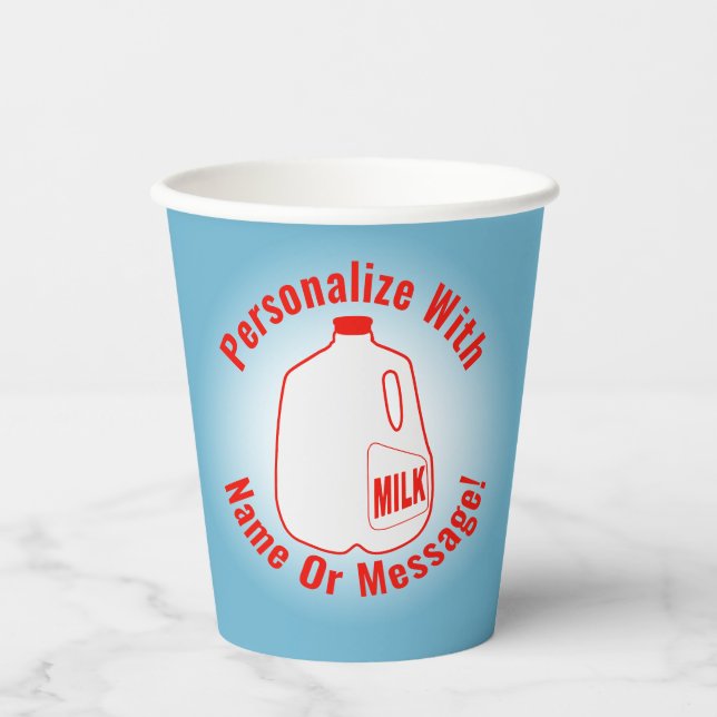 Milk Jug Pappbecher (Vorderseite)