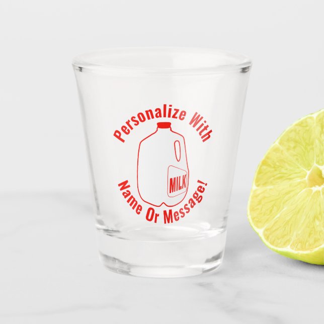 Milk Jug Schnapsglas (Vorderseite)