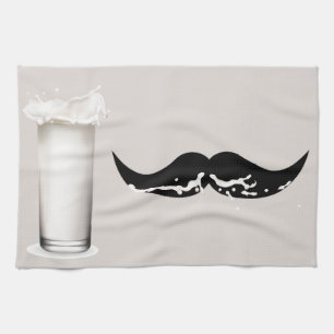Milk Mustache Creme Küchentuch