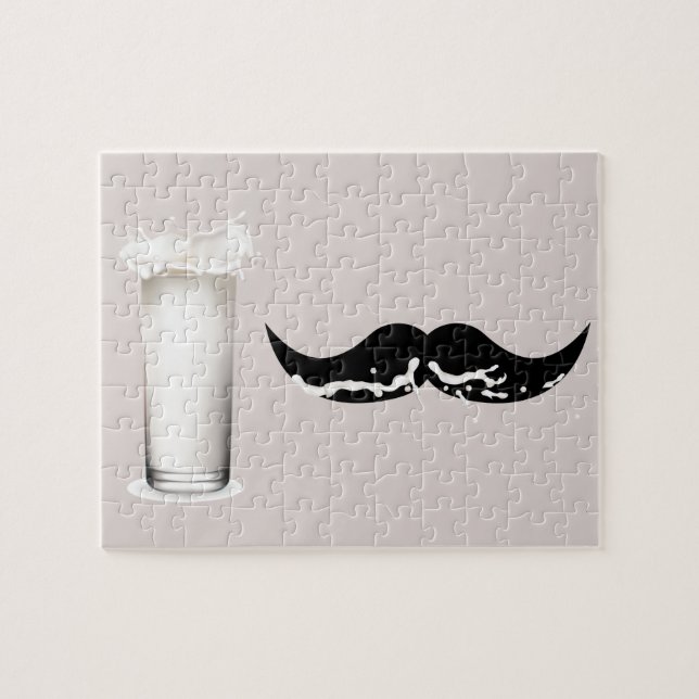 Milk Mustache Creme Puzzle (Horizontal)
