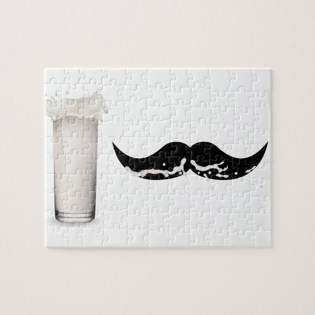 Milk Mustache Puzzle (Horizontal)