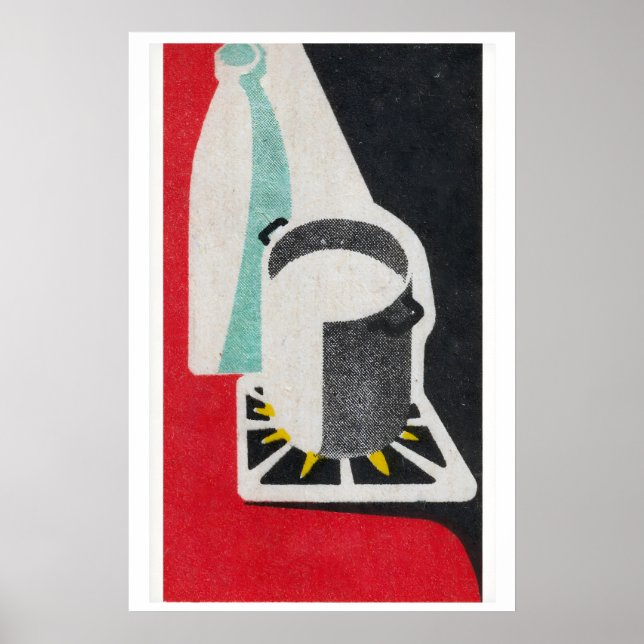 Milk Pot - Matchbox Print - Aesthetic Wall Art Poster (Vorne)