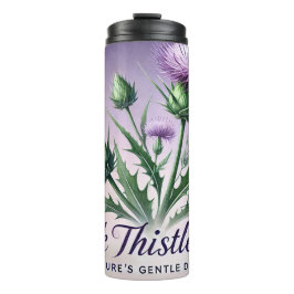 Milk Thistle Tee Design Kunst Thermosbecher