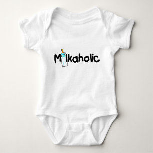 Milkaholic Baby Bodysuit Baby Strampler