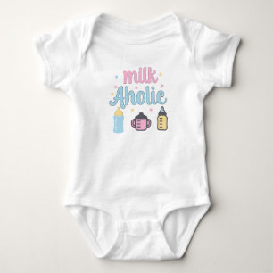 Milkaholic Baby Bodysuit - Funny & Adorable Strampler