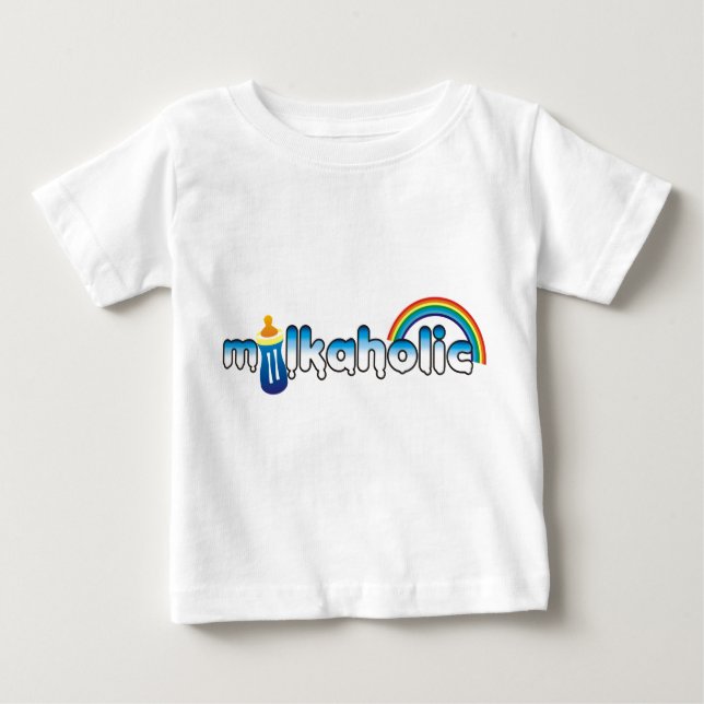 milkaholic baby t-shirt (Vorderseite)