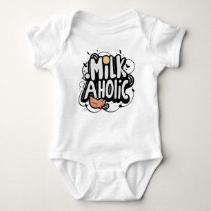 Milkaholic Funny Baby Strampler