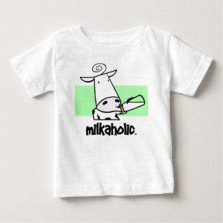 Milkaholics Säuglings-Baby-T - Shirt