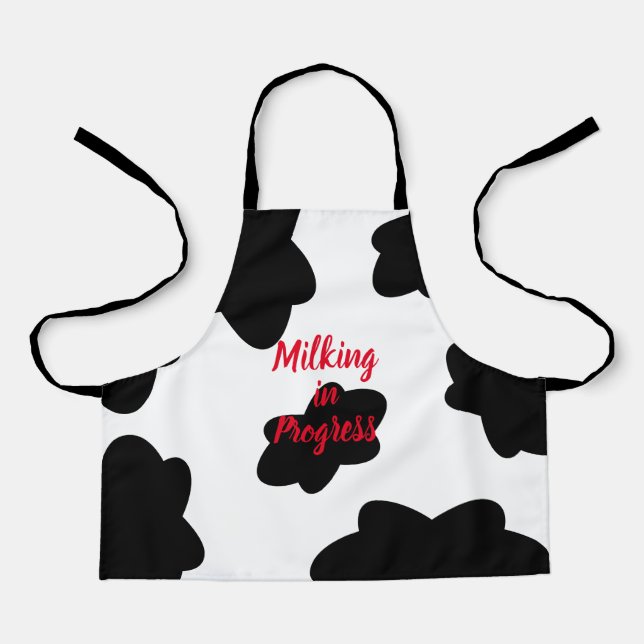"Milking in Progress"-Schürze Pflegepumpenabdeckun Schürze (Vorderseite)