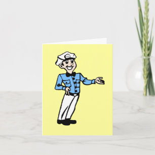 Milkman Greeting Card Karte