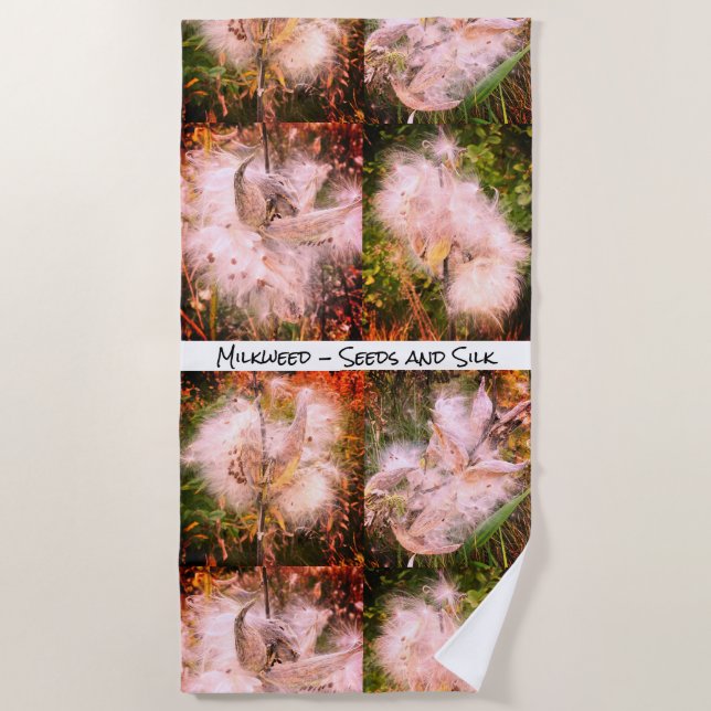 Milkweed | Sangria Strandtuch (Vorderseite)
