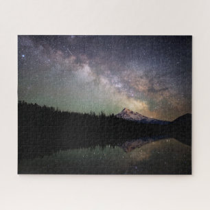 Milky Way and Mount Hood Reflecting in Lost Lake Puzzle