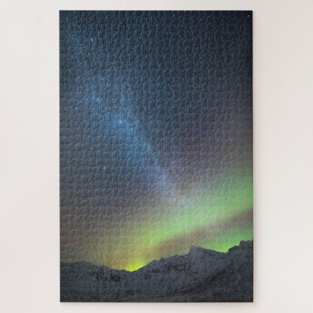 Milky Way Aurora Puzzle (Vertikal)