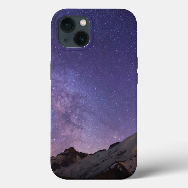 Milky Way & Mt. Rainier | Washingtoner Staat Case-Mate iPhone Hülle (Rückseite)