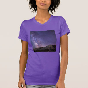 Milky Way & Mt. Rainier   Washingtoner Staat T-Shirt