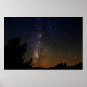 Milky Way Night Sky, Kalifornien Poster