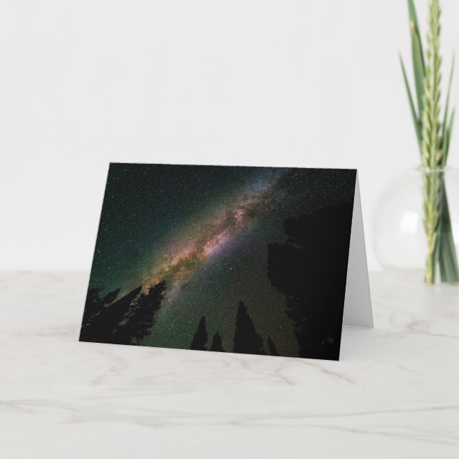 Milky Way Over Lizard Head Pass Karte (Vorderseite)