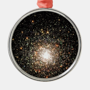Milky Way Star Cluster Silbernes Ornament