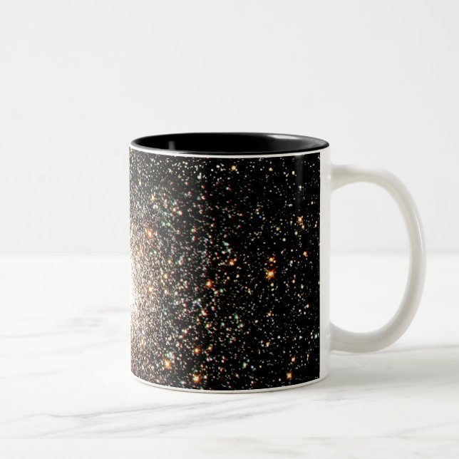 Milky Way Star Cluster Zweifarbige Tasse (Rechts)