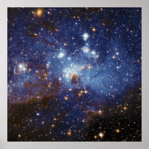 Milky Way Star Formation Stellar Kinderzimmer LH 9 Poster