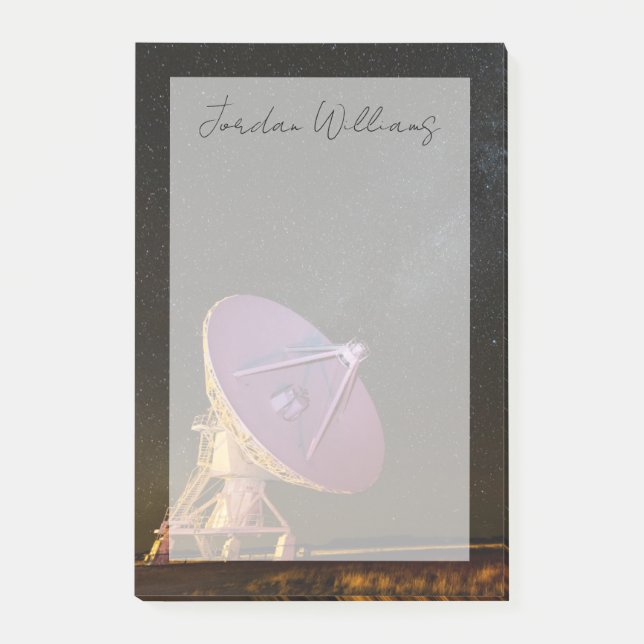 Milky-Way-Teleskop San Agustin Post-it Klebezettel (Vorderseite)