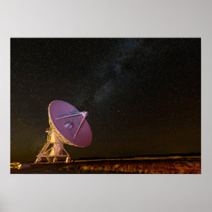 Milky-Way-Teleskop San Agustin Poster