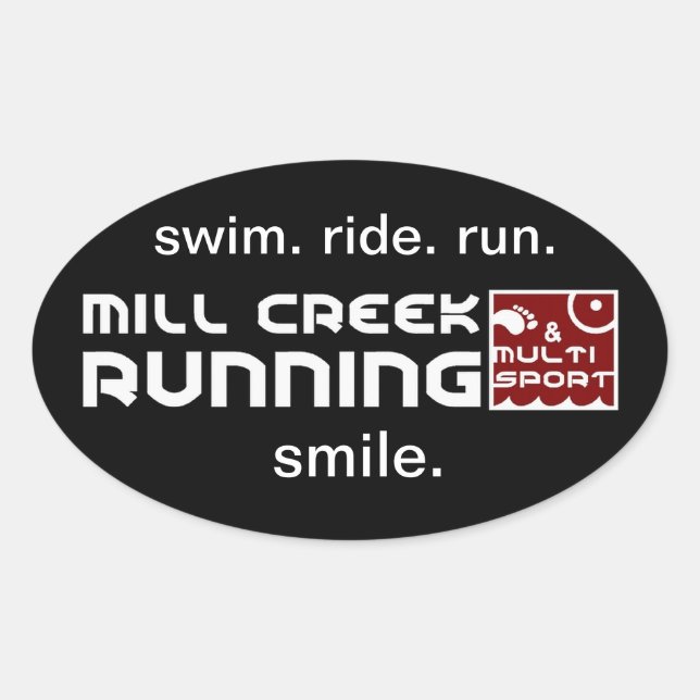 Mill Creek Club Oval Stickers (Vorderseite)