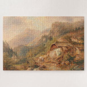 Mill in der Nähe von Steierling, Oberösterreich, E Puzzle