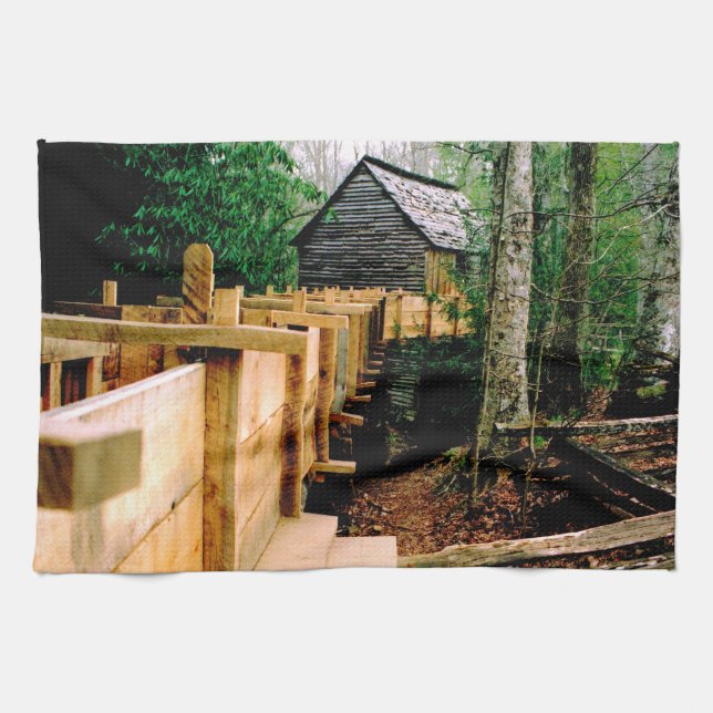 Mill Scene Geschirrtuch (Horizontal)