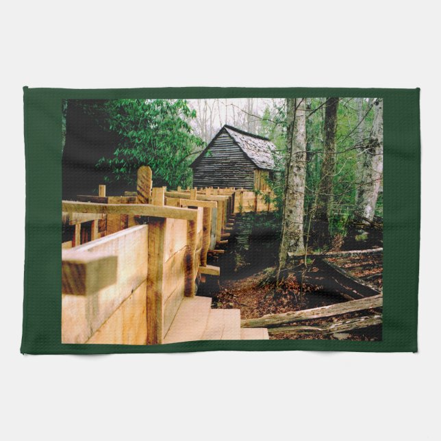 Mill Scene Geschirrtuch (Horizontal)