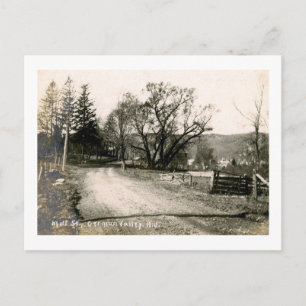 Mill St., German Long Valley, NJ Vintage Postkarte